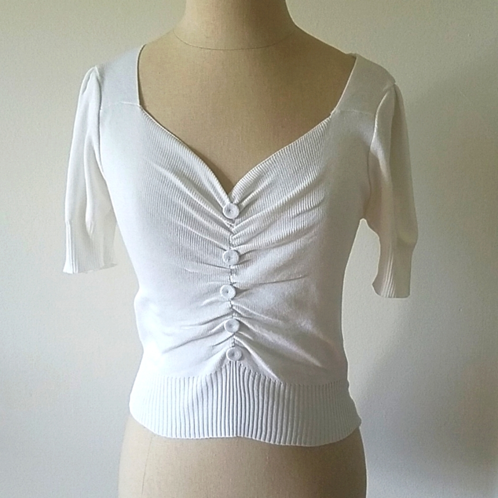 New, White Top.